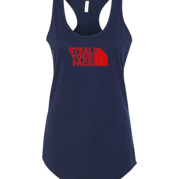 Grateful Dead tribute ladies tank Steal Your Face racer back Dead & Company Tour - Picture 3 of 9